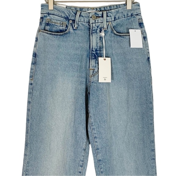 Good American Good Boy High Waist Straight Leg Jeans NEW - Picture 3 of 8